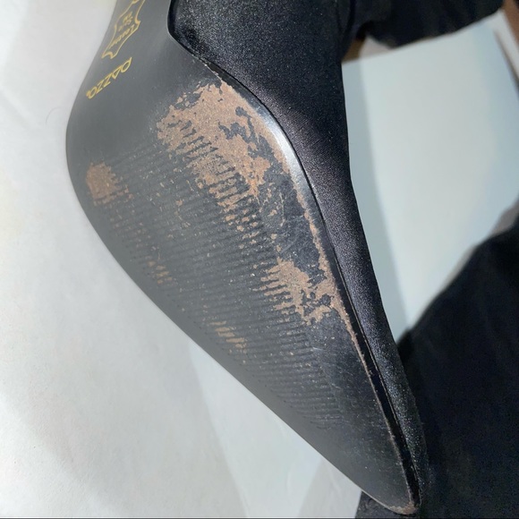 Pazzo Over the Knee pointy toe Fabric Boots ๐ค - Picture 7 of 14